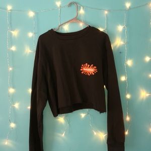 Nickelodeon cropped sweatshirt